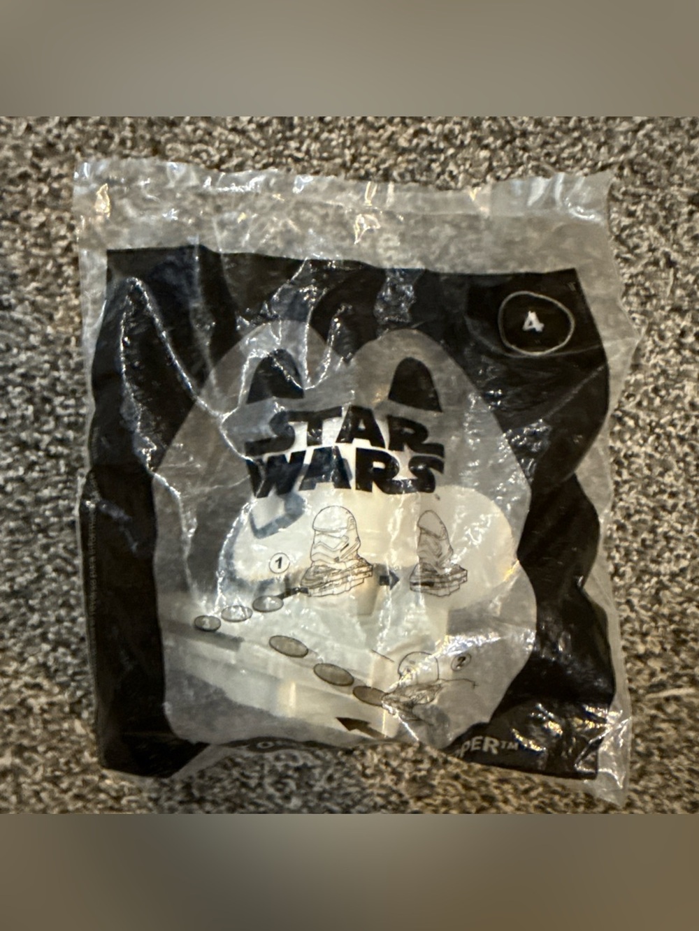 Star Wars McDonald's Star Wars First Order Stormtrooper Happy Meal Toy